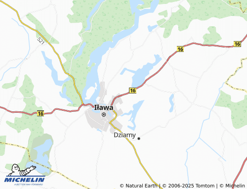 MICHELIN Nowa Wieś map - ViaMichelin