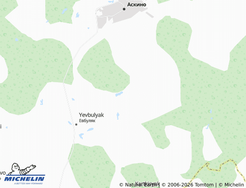 MICHELIN-Landkarte Kuyashtyr - ViaMichelin