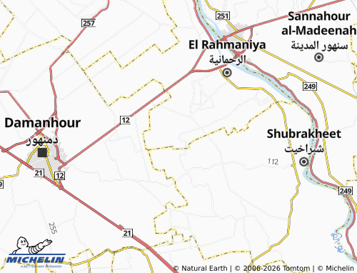Mapa MICHELIN al-'Ashrak - ViaMichelin