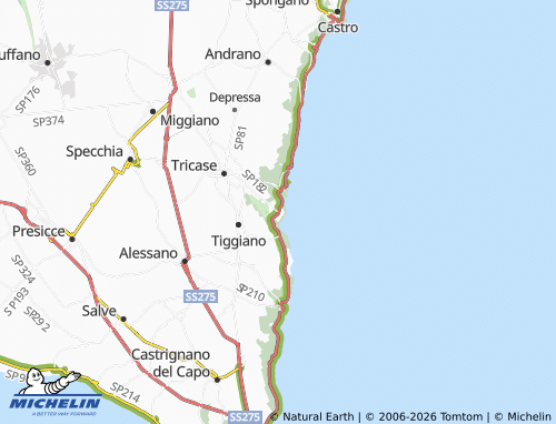 MICHELIN Marina Serra map - ViaMichelin
