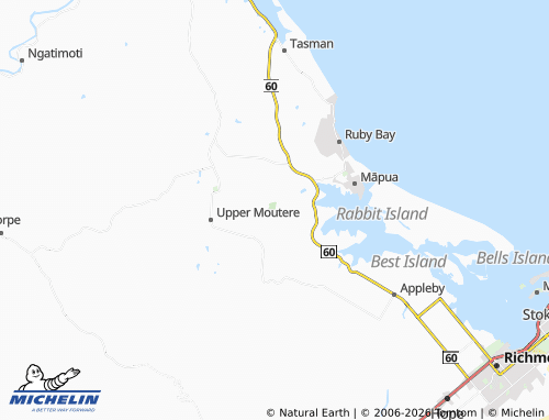 Mapa MICHELIN Mahana - ViaMichelin