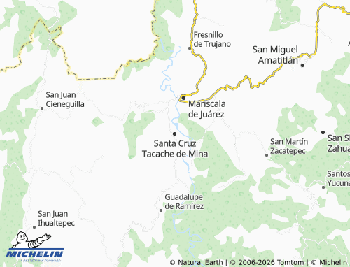 Mappa MICHELIN Santa Cruz Tacache de Mina - ViaMichelin