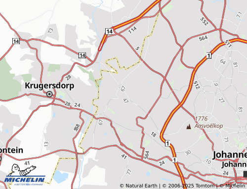 MICHELIN Amorosa Extension 30 map - ViaMichelin