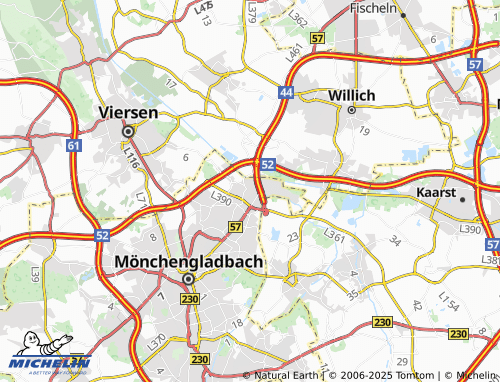 MICHELIN Neersbroich map - ViaMichelin