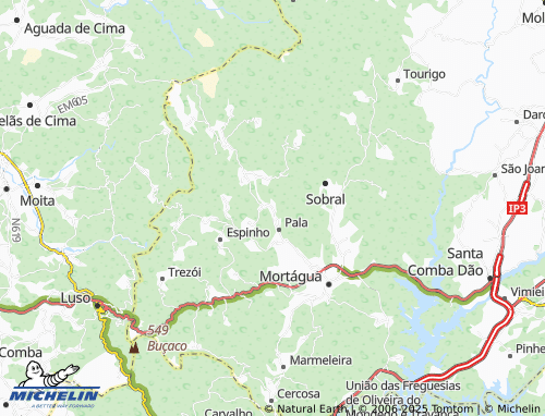MICHELIN Macieira map - ViaMichelin
