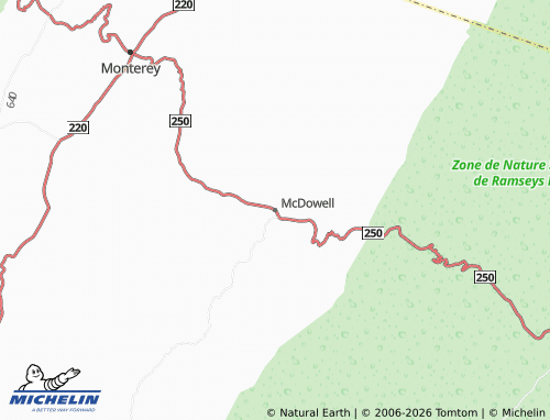 Mappa MICHELIN McDowell - ViaMichelin