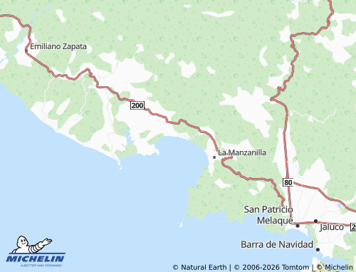 Mappa MICHELIN Boca de Iguanas - ViaMichelin