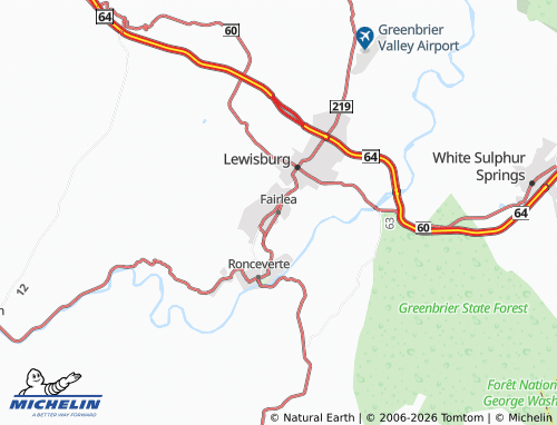 Mappa MICHELIN Fairlea - ViaMichelin