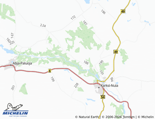 Mapa MICHELIN Allaste - ViaMichelin