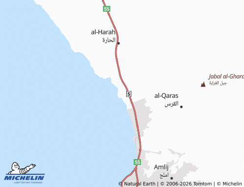 MICHELIN-Landkarte al-Nasba - ViaMichelin