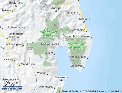 Mappa MICHELIN Maroantsetra - ViaMichelin