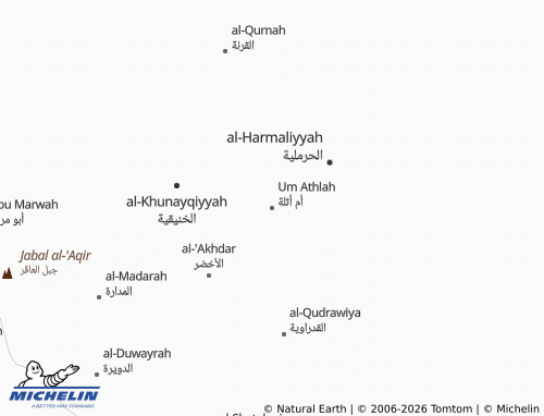 Carte MICHELIN Um Athlah - ViaMichelin