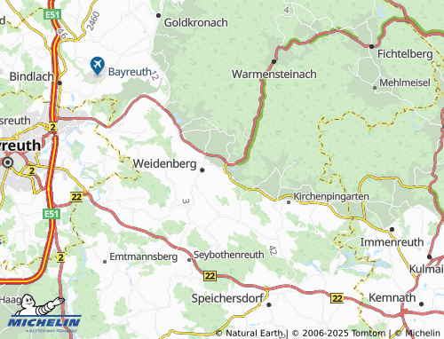MICHELIN Rosenhammer map - ViaMichelin