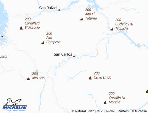 Carte MICHELIN San Carlos - ViaMichelin