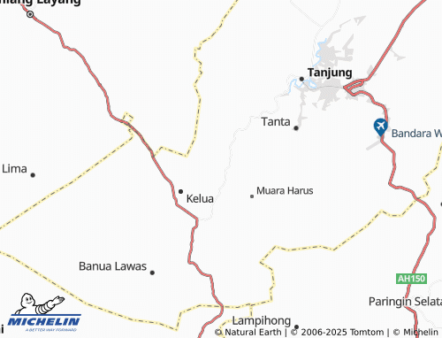 MICHELIN Murung Karangan map - ViaMichelin