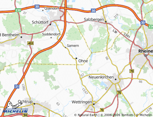 MICHELIN Ohne map - ViaMichelin