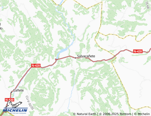 MICHELIN Salvacañete map - ViaMichelin