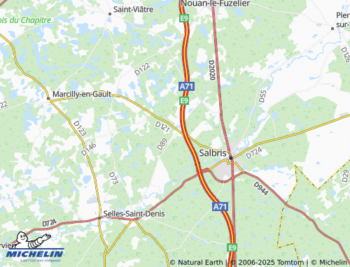 MICHELIN La Sebillère map - ViaMichelin