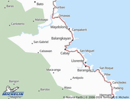 MICHELIN Cabay map - ViaMichelin