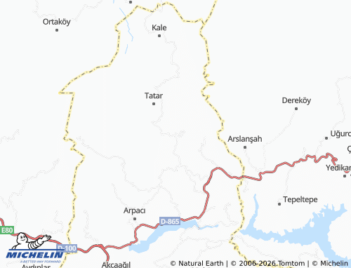 Mappa MICHELIN Gökçekent Karaagaç - ViaMichelin