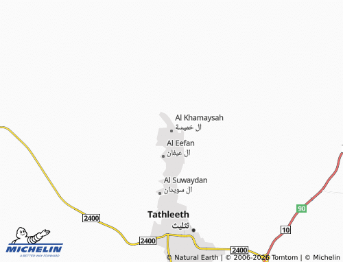 MICHELIN-Landkarte Al Khamaysah - ViaMichelin