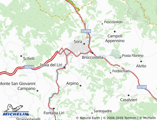MICHELIN Carnello map - ViaMichelin