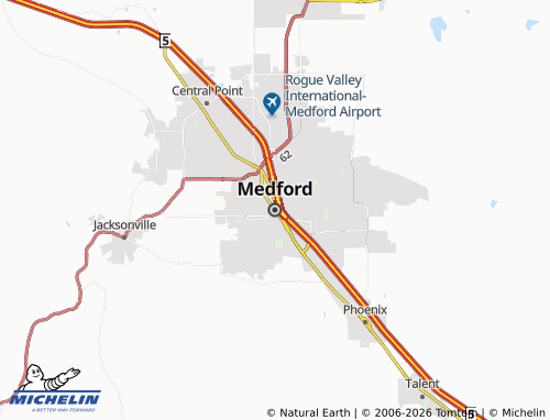 Mappa MICHELIN Medford - ViaMichelin
