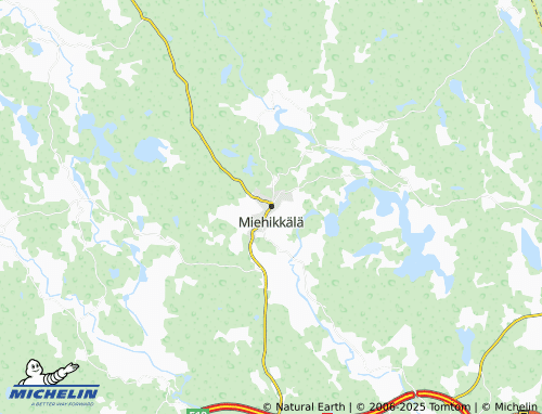MICHELIN Miehikkälä map - ViaMichelin