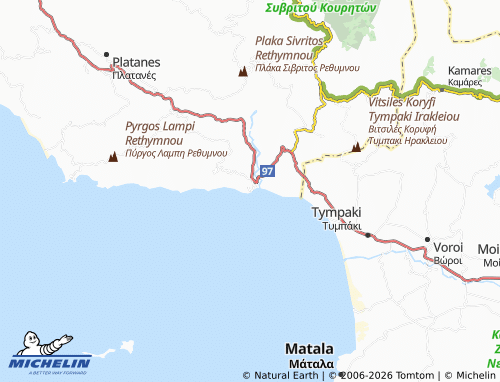 Mappa MICHELIN Agia Galini - ViaMichelin