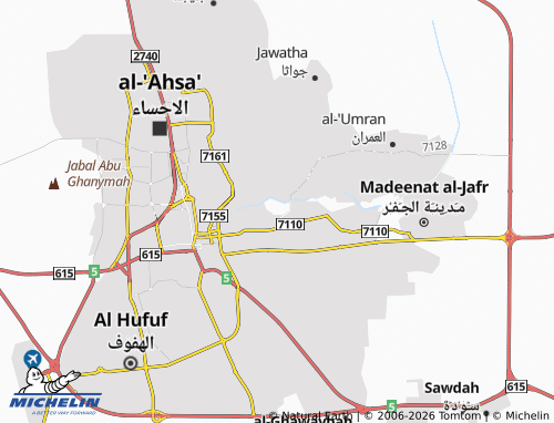 MICHELIN-Landkarte Bani Ma'n - ViaMichelin