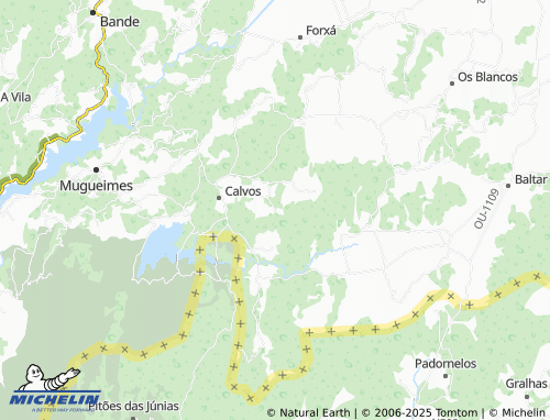 MICHELIN Rioseco (Santa Mariña) map - ViaMichelin
