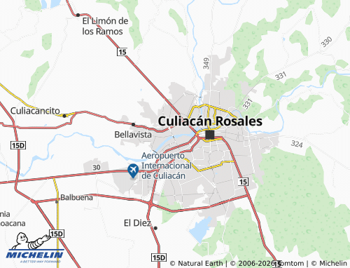 Kaart MICHELIN Valles del Río - ViaMichelin