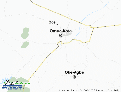 MICHELIN Omuo-Obadore map - ViaMichelin