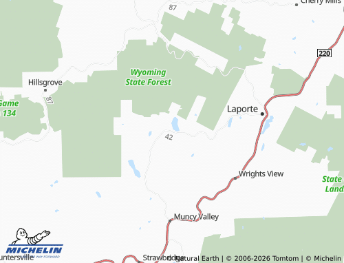 Mappa MICHELIN Eagles Mere - ViaMichelin