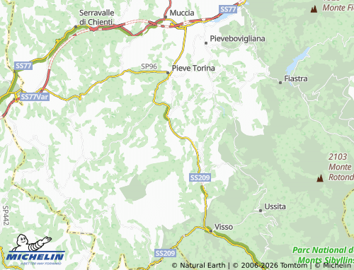 Mappa MICHELIN Pie' Casavecchia - ViaMichelin