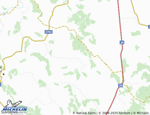 MICHELIN Botevo map - ViaMichelin