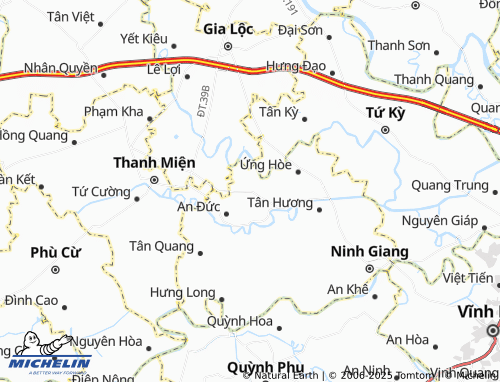 MICHELIN Hồng Đức map - ViaMichelin