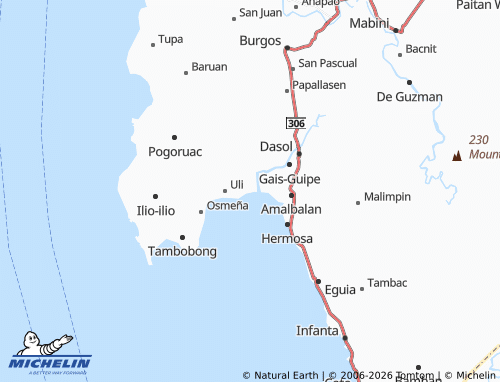MICHELIN Malacapas map - ViaMichelin