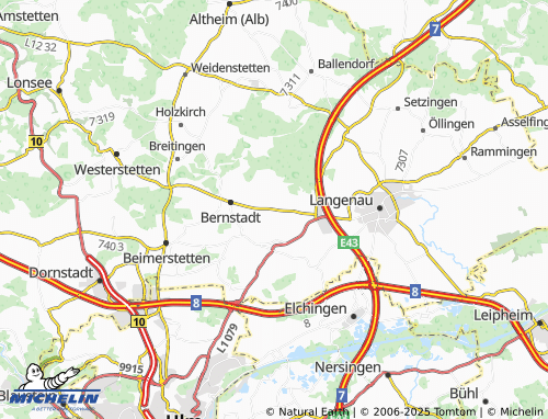 MICHELIN Osterstetten map - ViaMichelin