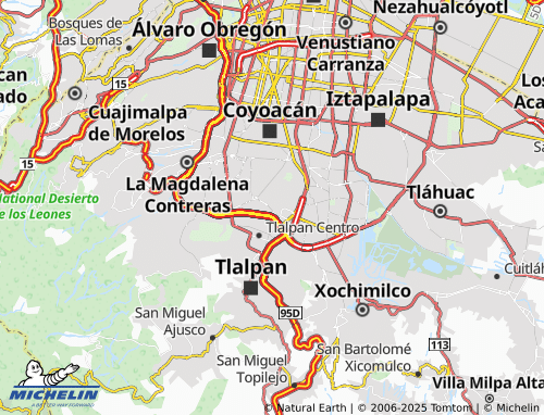 Mapa MICHELIN La Zorra Ejido de Santa Úrsula - ViaMichelin