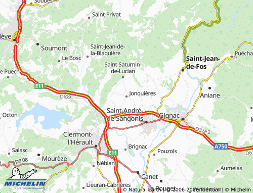 Mappa MICHELIN Jonquières - ViaMichelin