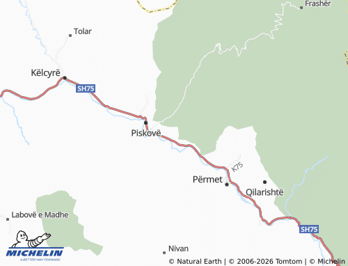MICHELIN Kosinë map - ViaMichelin