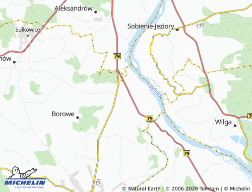 MICHELIN-Landkarte Konary - ViaMichelin