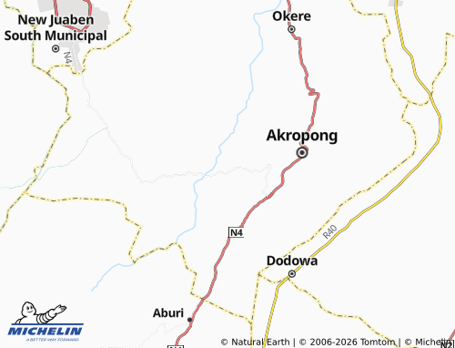 Mapa MICHELIN Kwamoso - ViaMichelin