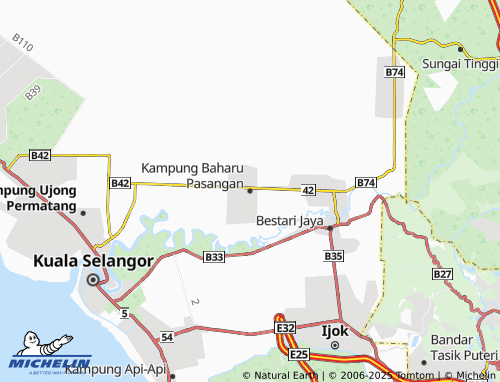 MICHELIN Kampung Baharu Pasangan map - ViaMichelin
