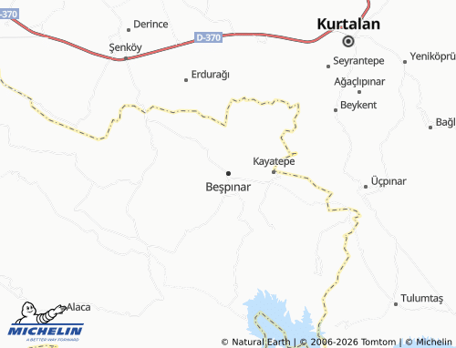 MICHELIN Beşpınar map - ViaMichelin