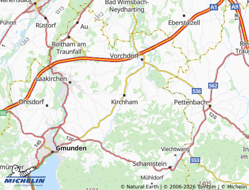 Mapa MICHELIN Kirchham - ViaMichelin