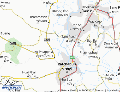 MICHELIN Nong Klang Na map - ViaMichelin