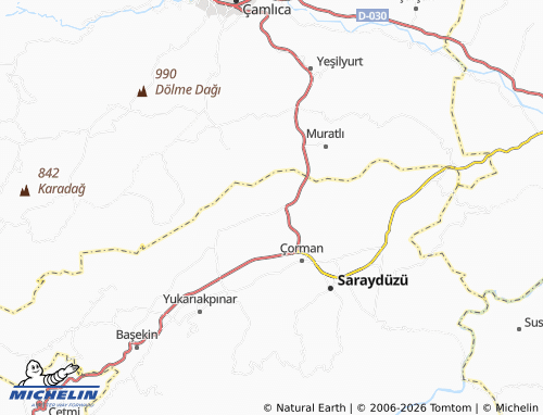 Mappa MICHELIN Yenice - ViaMichelin