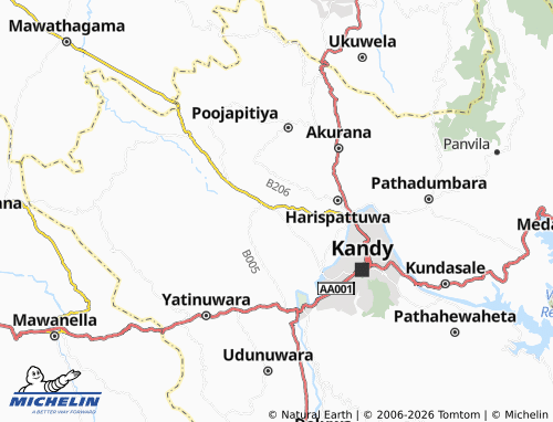 Mappa MICHELIN Hiriyalagammana - ViaMichelin